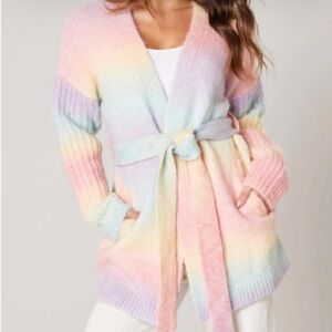 Sugarlips Multicolor Knit Cardigan